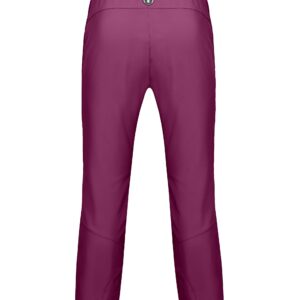 Little Donkey Andy Women’s Winter Hiking Ski Snowboarding Pants, Softshell Pants, Fleece Lined and Water Repellant Purple M