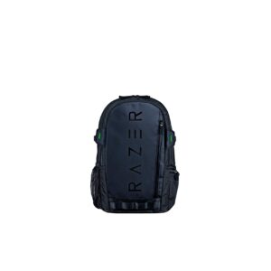 Razer Rogue v3 16" Gaming Laptop Backpack: Travel Carry On Computer Bag - Tear and Water Resistant - Mesh Side Pocket - Fits 16 inch Notebook - Black