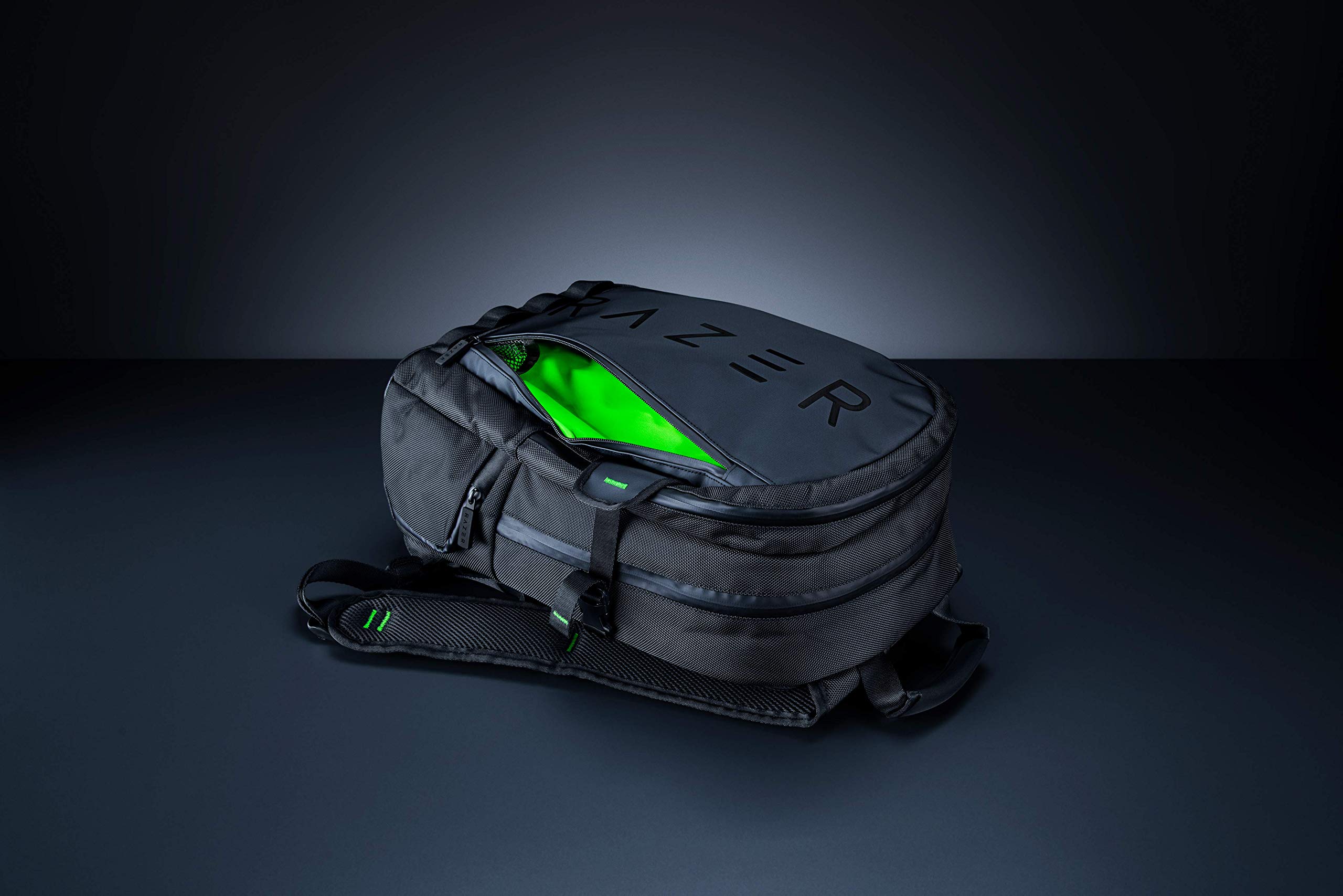 Razer Rogue v3 16" Gaming Laptop Backpack: Travel Carry On Computer Bag - Tear and Water Resistant - Mesh Side Pocket - Fits 16 inch Notebook - Black