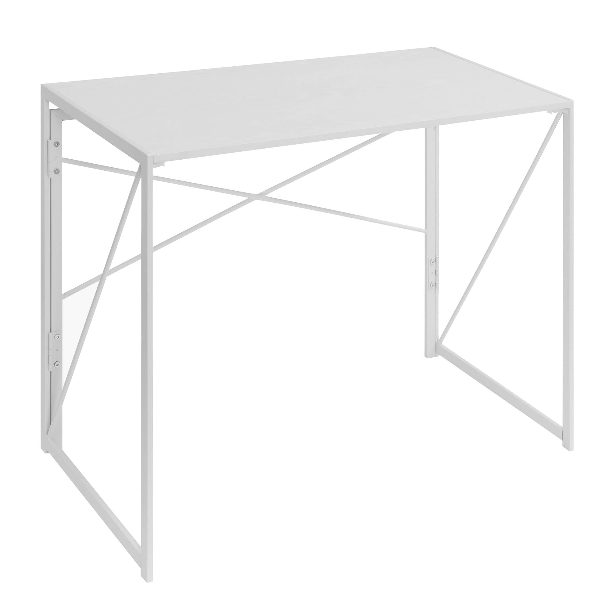 Convenience Concepts Xtra Folding Desk, White/White