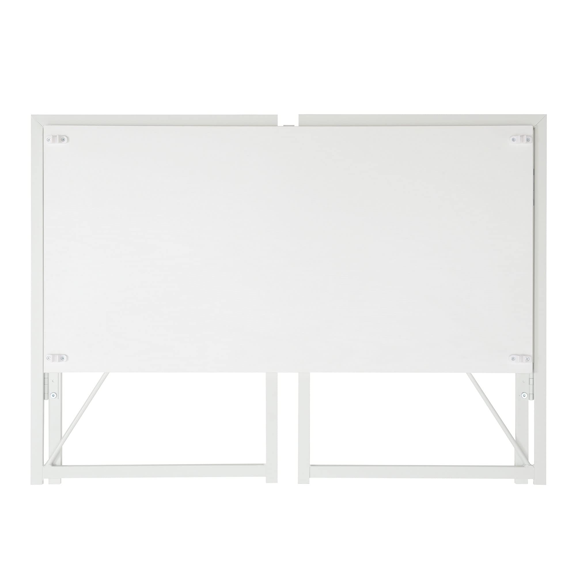 Convenience Concepts Xtra Folding Desk, White/White