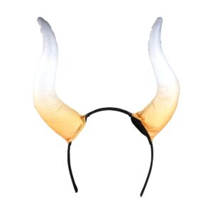 binaryabc halloween large bull horns costume headband,halloween goat horns cosplay costume accessory,halloween party favor