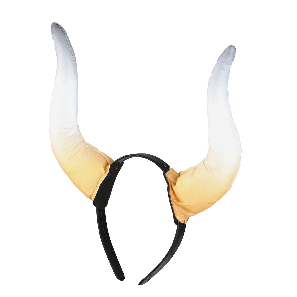 BinaryABC Halloween Large Bull Horns Costume Headband,Halloween Goat Horns Cosplay Costume Accessory,Halloween Party Favor