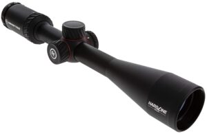 crimson trace hardline 4-16x42mm riflescope with sfp, mr1-moa reticle, lightweight solid construction, scope caps and lens cloth for hunting, shooting and outdoor