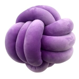 Playlearn 10” Lilac Cuddle Ball Sensory Pillow – Plush Toy Hugging Pillow – Calming Stress Relief Toy for Kids