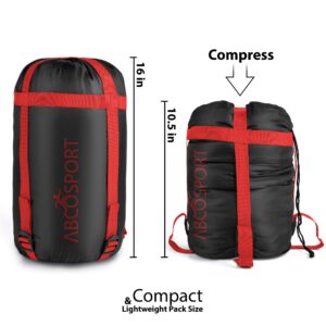 Sleeping Bag | 3 Season Warm & Cool Weather - Summer Spring Fall Lightweight Waterproof for Adults Kids - Camping Gear Equipment, Traveling, Hiking, and Outdoors