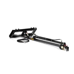 titan attachments 20 ft economy telescoping hydraulic skid steer truss boom with 120-inch reach