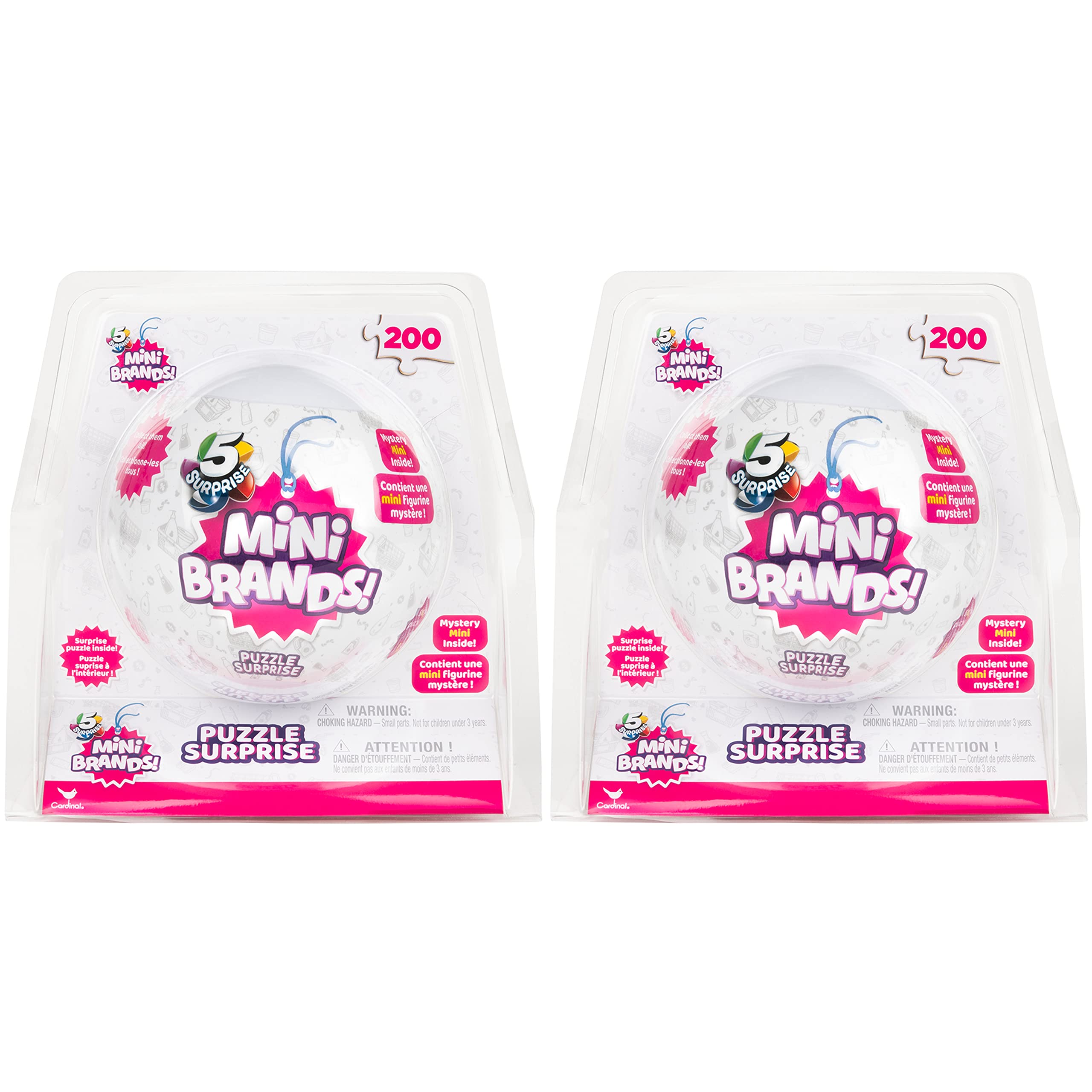 Spin Master Games Mini Brands Mini Market Dash Food Game, for Families and Kids Ages 5 and up