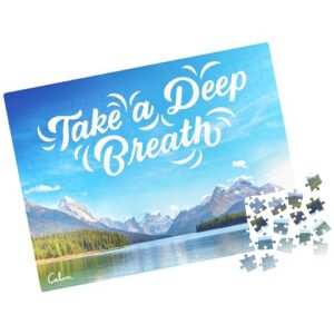 300-piece calm jigsaw puzzle for relaxation, stress relief, and mood elevation, for adults and kids ages 8 and up, jasper lake