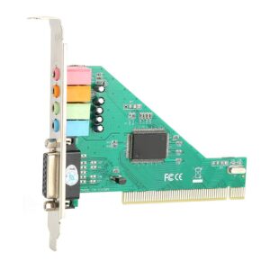 Sound Card,120dB PCI Plug and Play Sound Card Channel 4.1 for Computer Desktop Internal Audio Karte Stereo Surround CMI8738