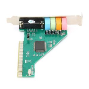 Sound Card,120dB PCI Plug and Play Sound Card Channel 4.1 for Computer Desktop Internal Audio Karte Stereo Surround CMI8738