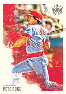 2020 panini diamond kings #82 pete rose cincinnati reds baseball nm-mt