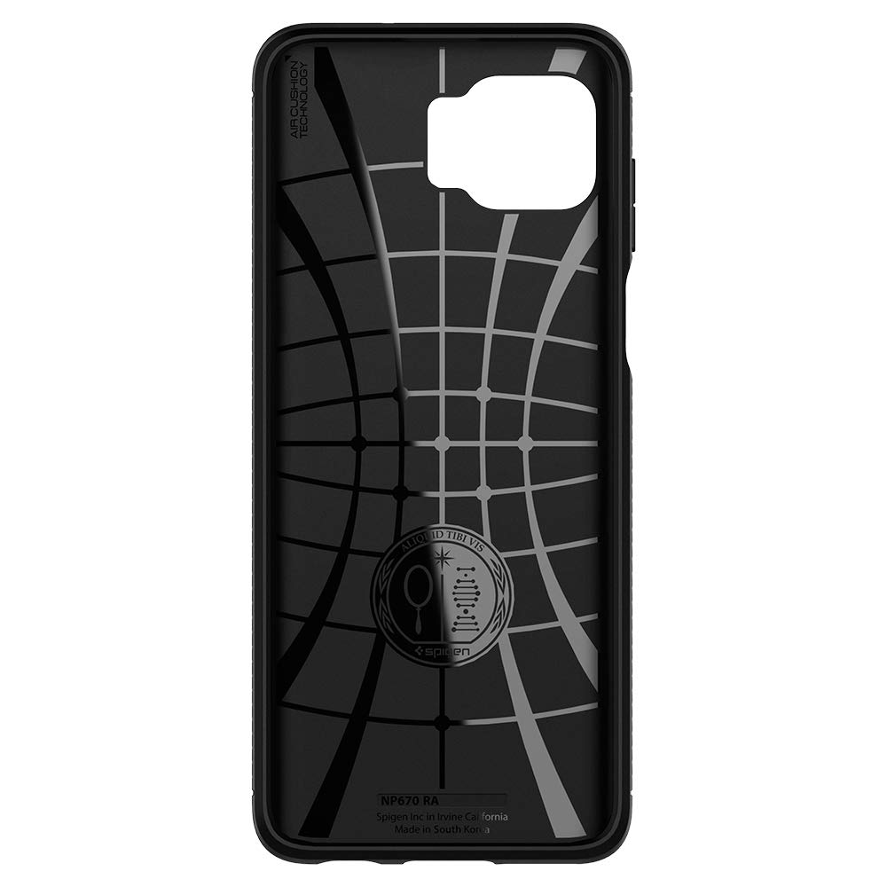 Spigen Rugged Armor Designed for Motorola One 5G Case (2020) - Matte Black