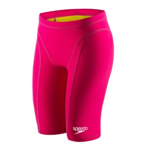 speedo men's standard swimsuit jammer vanquisher, blazing pink, 28