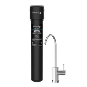 waterdrop 17ub 3 years under sink water filter, under sink water filtration system, nsf/ansi 42 certified, reduces pfas, pfoa/pfos, lead, under sink water filter with faucet, 24k gallons