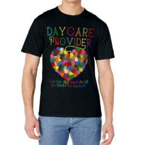 Daycare Provider Childcare Cute Heart Teacher Appreciation T-Shirt