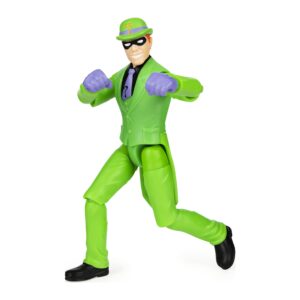 DC Comics Batman 4-inch Batman and The Riddler Action Figures with 6 Mystery Accessories, Kids Toys for Boys Aged 3 and up