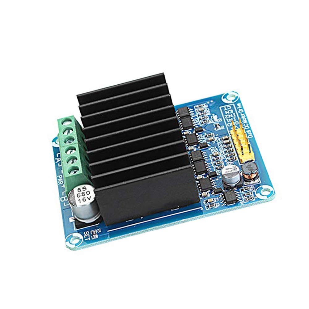 WSDMAVIS 1Pcs DC 5-12V 30A Dual Channel Motor Drive Controller Board H-Bridge PWM Speed Control Module for Arduino