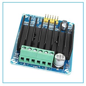 WSDMAVIS 1Pcs DC 5-12V 30A Dual Channel Motor Drive Controller Board H-Bridge PWM Speed Control Module for Arduino