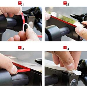 WELLSTRONG Electric Scooter Dashboard Protection Cover Silicone Transparent Waterproof Dust-Proof Protective Cover Replacement for Xiaomi Mijia M365/pro