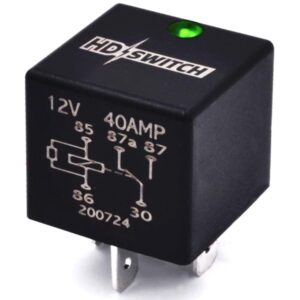 hd switch waterproof relay w/led upgrade replaces toro exmark 98-7249, 987249 mowers - dielectric grease included