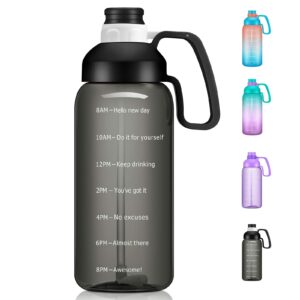 podocarpus motivational water bottle 64 oz water bottle 2 liter water bottle with time marker large water bottle big water bottle 1/2 gallon water bottle half gallon water bottle with straw