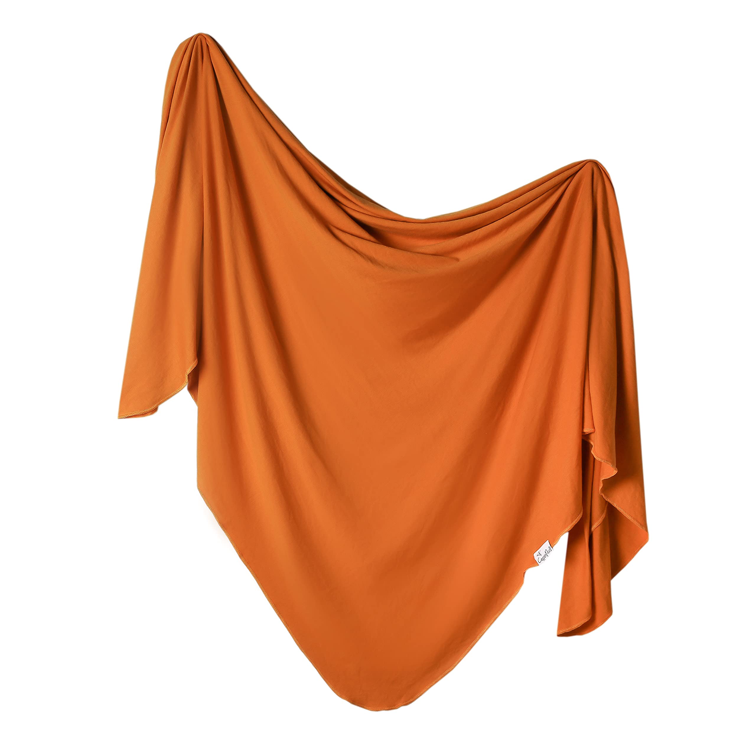 Large Premium Knit Baby Swaddle Receiving Blanket "Blaze" by Copper Pearl