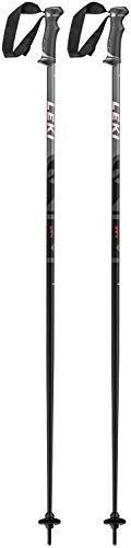 LEKI QNTM Ski Pole Pair - Black/Red 125