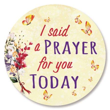 I Said A Prayer for You Today Envelope Seals - Set of 72 Stickers, 1 1/2 Inch Diameter