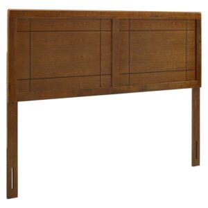 modway archie wood headboard, walnut