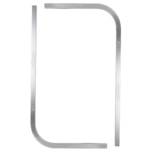 ECOTRIC One Pair Boat Trailer Square Guide On Poles Aluminum 1 1/2" Square 46" Tall Pair