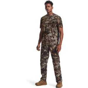 Under Armour Iso-chill Brushline Short Sleeve T-shirt, Ua Forest All Season Camo (994)/Black, Large