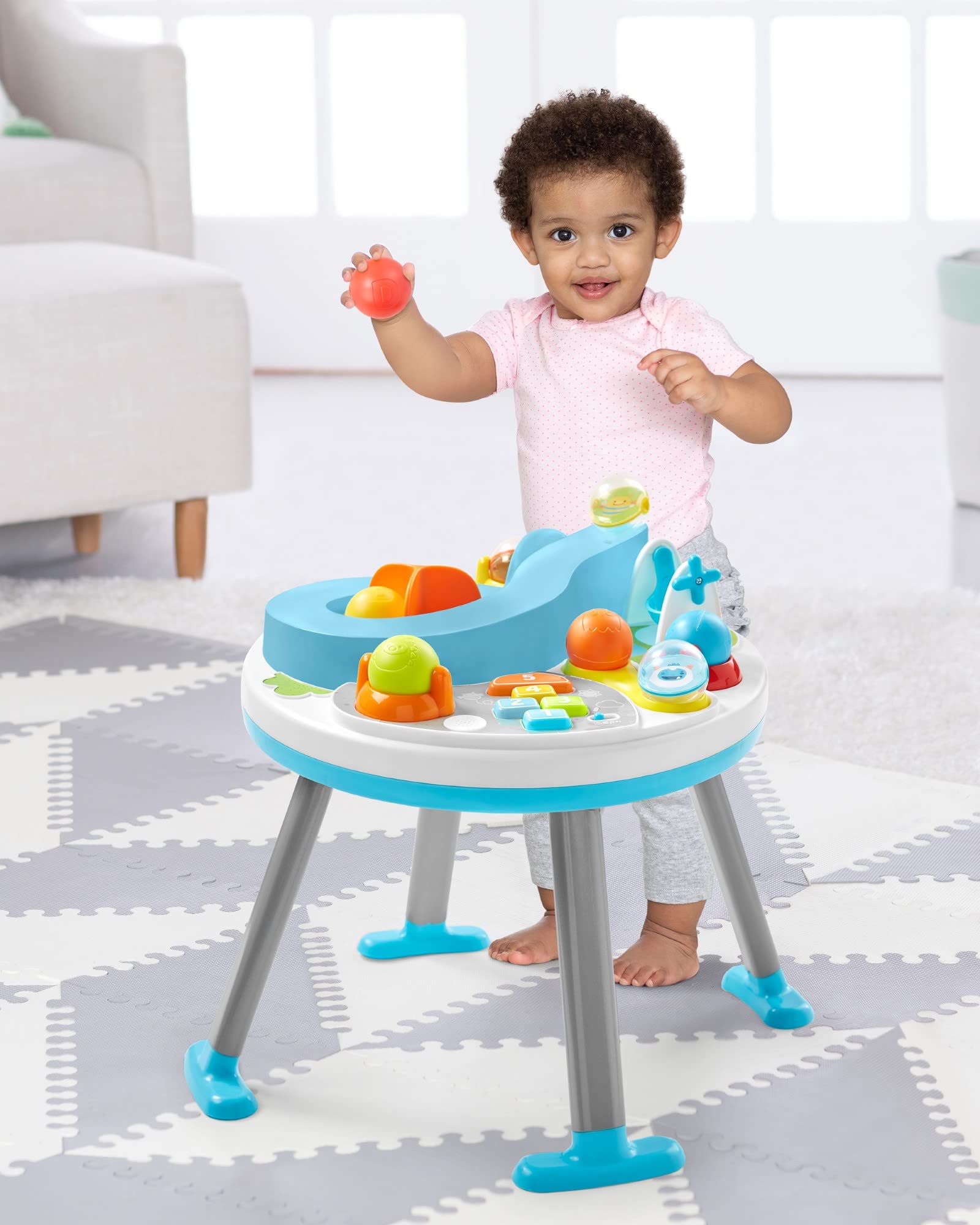 Skip Hop Let's Roll 2-in-1 Baby Activity Table, Explore & More