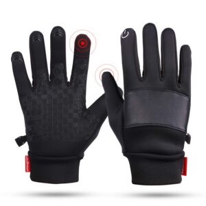 skygenius winter gloves for men women, thermal gloves anti slip touchscreen cold weather warm gloves for cycling running biking driving hiking(s)