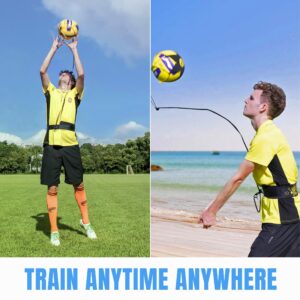 PodiuMax Solo Volleyball Training Equipment Aid, Improve Serving, Setting & Spiking Skills, for Beginners and Pro