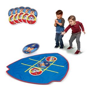 paw patrol tic tac toe toss game for indoor & outdoor play!