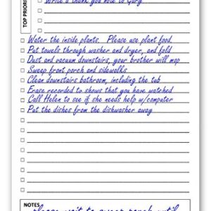 TO DO List Notepads (2 Pack, 50 Pages Each) Planner Pads. ToDo Checklist w/Priority & Note Sections. Organize & Track Projects, Clients or Daily Tasks. 5.5 X 8.5, A5 Sheets. Made in the USA.