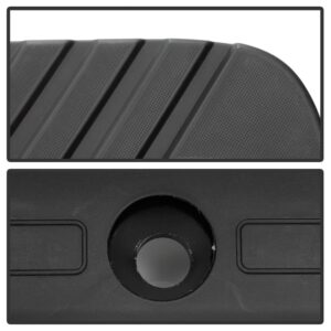 ACANII - For 2009-2014 Ford F150 Pickup Styleside Bed w/o Sensor & Hitch Hole Black Steel Complete Rear Bumper Assembly