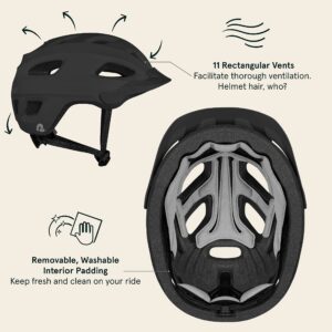 Retrospec cm-4 Bike Helmet with LED Safety Light Adjustable Dial and Removable Visor, Satin White, 54cm-61cm