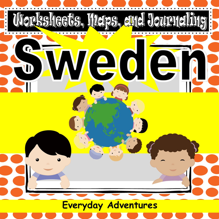 Sweden Notebooking Pages, Worksheets, and Maps for Grades 3 Through 6 (Geography)