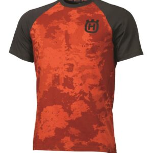 Husqvarna Short Sleeve Unisex T-Shirt, Orange, Large