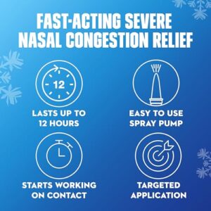 Mucinex Sinus-Max Nasal Spray Decongestant, 12 Hour Over-The-Counter Medication Nose Spray for Sinus Relief, Nasal Decongestants For Adults & Sinus Congestion, Cooling Menthol, 0.75 Fl Oz (Pack of 3)