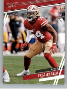 2020 panini prestige #5 fred warner san francisco 49ers football card