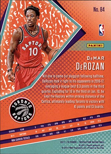 2017-18 Panini Revolution #84 DeMar DeRozan NBA Basketball Trading Card