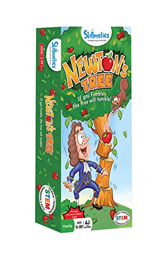 Skillmatics Educational Game - Newton's Tree, Balancing, Stacking, Strategy and Skill-Building Game, Gifts for Ages 6 and Up