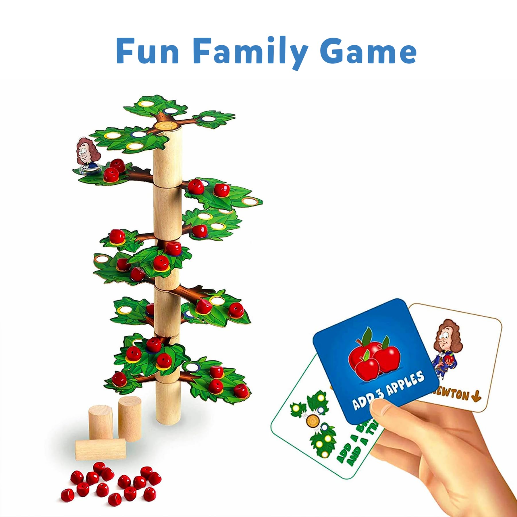 Skillmatics Educational Game - Newton's Tree, Balancing, Stacking, Strategy and Skill-Building Game, Gifts for Ages 6 and Up