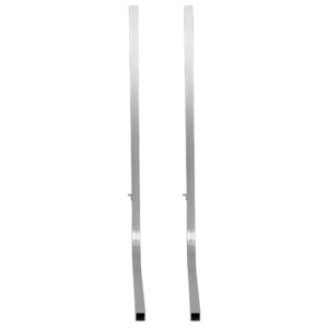 KUAFU 1 1/2" Boat Trailer Square Guide 1/8" Thick Aluminum Square Guide Pole On Poles Guide-On Pair