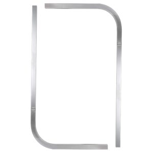 KUAFU 1 1/2" Boat Trailer Square Guide 1/8" Thick Aluminum Square Guide Pole On Poles Guide-On Pair