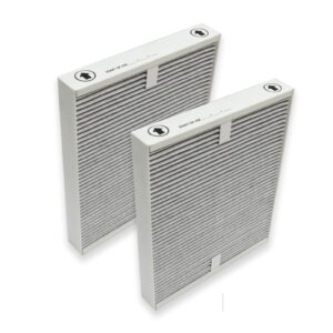 pureburg replacement high-efficiency hepa filters compatible with stadler form roger little dual air purifier r-114,activated carbon 2-in-1 air clean dust vocs,2-pack