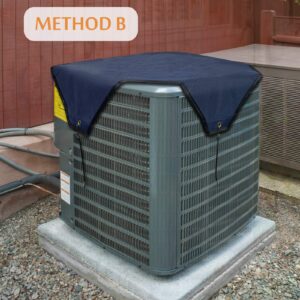 Foozet Air Conditioner Cover for Outside Units, AC Cover for Central Units, Heavy Duty Winter Top, 36 x 36 inches